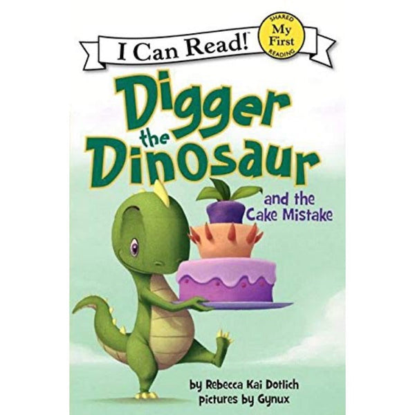 ICR: Digger the Dinosaur and the Cake Mistake (I Can Read! L0 My First)-Fiction: 橋樑章節 Early Readers-買書書 BuyBookBook