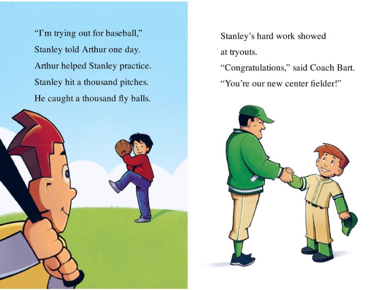 ICR: Flat Stanley at Bat (I Can Read! L2)-Fiction: 橋樑章節 Early Readers-買書書 BuyBookBook