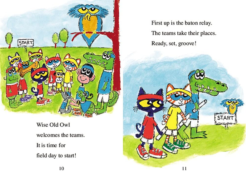 ICR: Pete the Cat: Rocking Field Day (I Can Read! L1)-Fiction: 橋樑章節 Early Readers-買書書 BuyBookBook