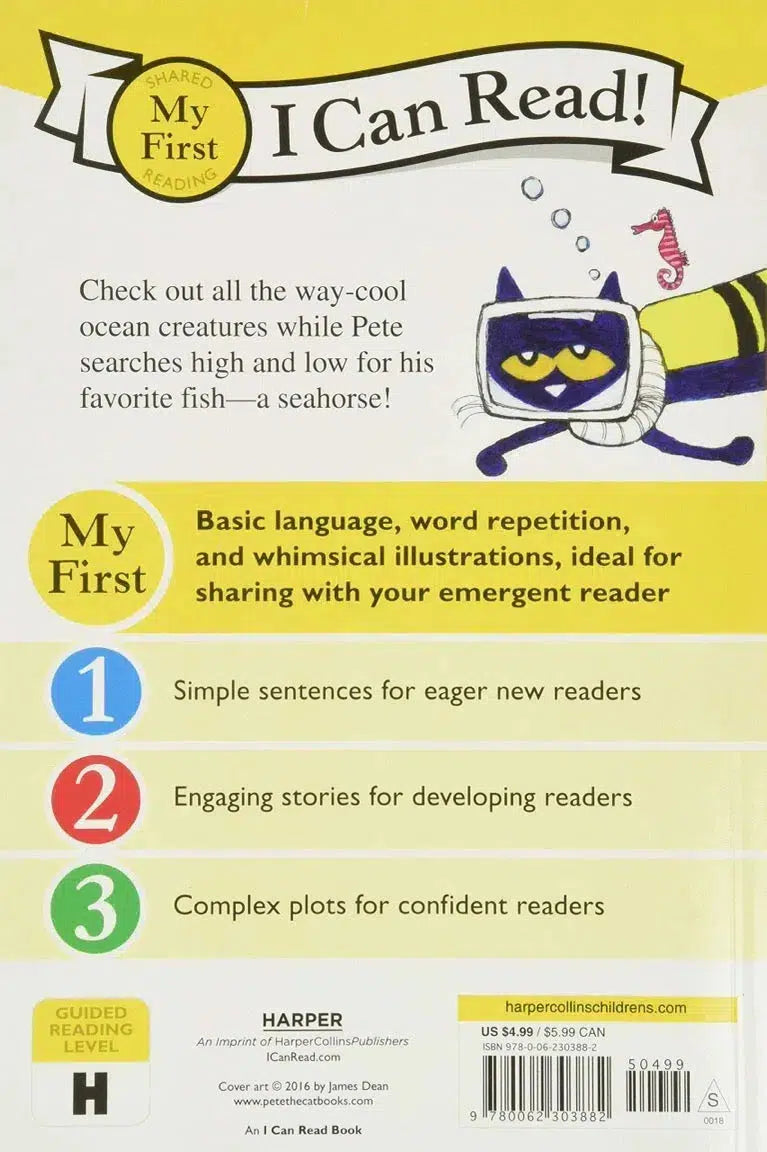 ICR: Pete the Cat: Scuba-Cat (I Can Read! L0 My first)-Fiction: 橋樑章節 Early Readers-買書書 BuyBookBook