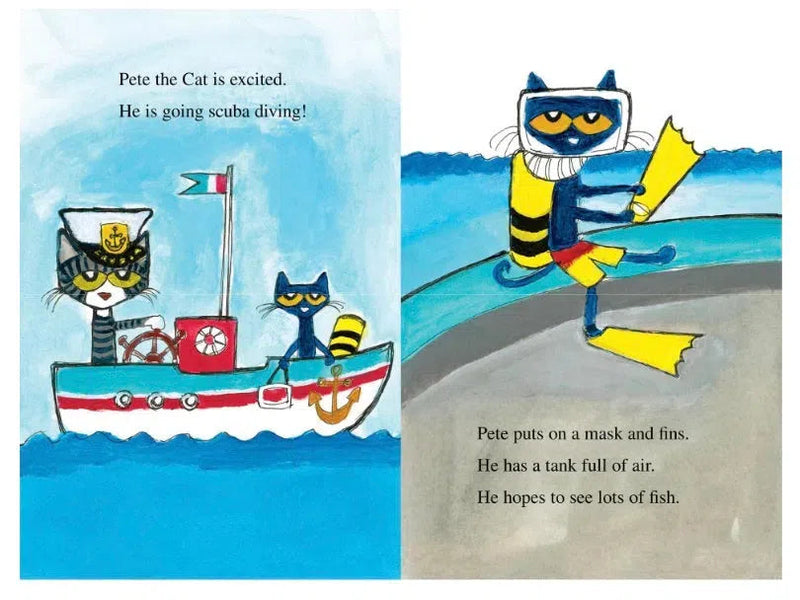 ICR: Pete the Cat: Scuba-Cat (I Can Read! L0 My first)-Fiction: 橋樑章節 Early Readers-買書書 BuyBookBook