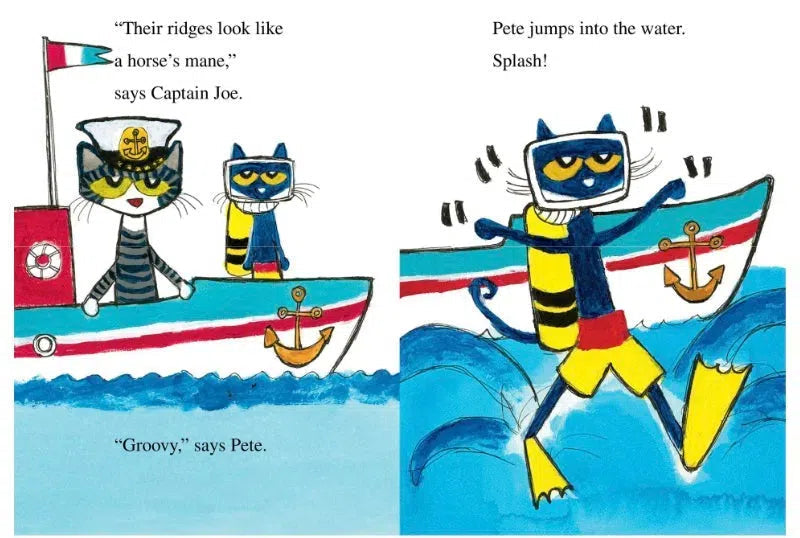 ICR: Pete the Cat: Scuba-Cat (I Can Read! L0 My first)-Fiction: 橋樑章節 Early Readers-買書書 BuyBookBook