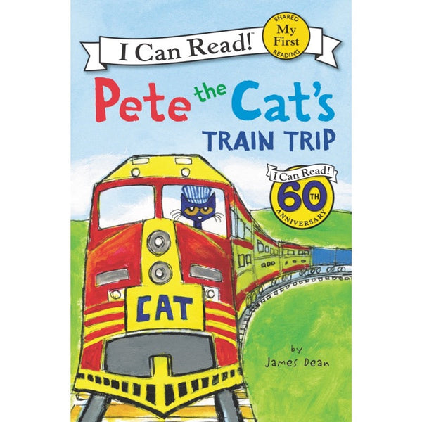 ICR: Pete the Cat's Train Trip (I Can Read! L0 My first)-Fiction: 橋樑章節 Early Readers-買書書 BuyBookBook