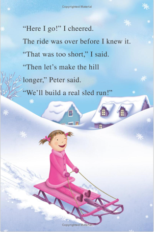 ICR: Pinkalicious and the Amazing Sled Run: A Winter and Holiday Book for Kids (I Can Read! L1)-Fiction: 橋樑章節 Early Readers-買書書 BuyBookBook