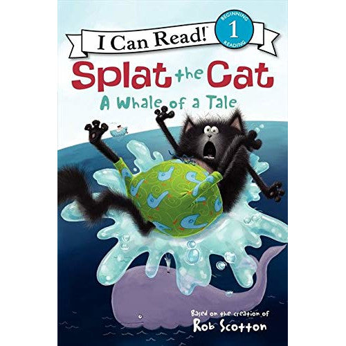 ICR: Splat the Cat : A Whale of a Tale (I Can Read! L1)-Fiction: 橋樑章節 Early Readers-買書書 BuyBookBook