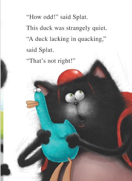 ICR: Splat the Cat and the Duck with No Quack (I Can Read! L1)-Fiction: 橋樑章節 Early Readers-買書書 BuyBookBook