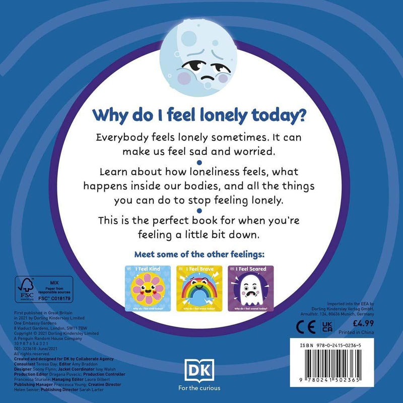 I Feel Lonely (Board book) DK UK