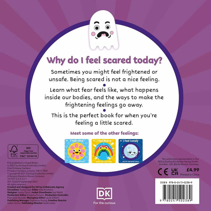 I Feel Scared (Board book) DK UK