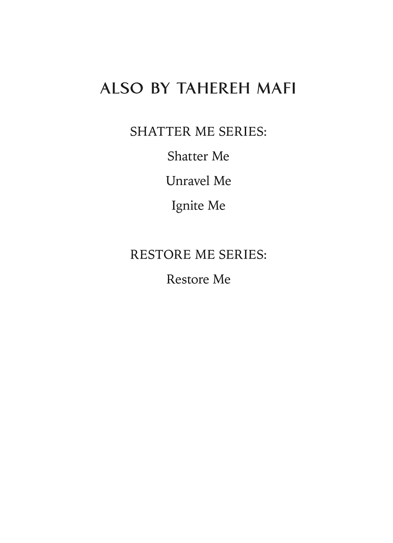 Ignite Me (Shatter Me) (Tahereh Mafi)-Fiction: 奇幻魔法 Fantasy & Magical-買書書 BuyBookBook