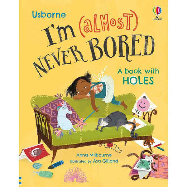 I'm (Almost) Never Bored (Anna Milbourne)-Fiction: 兒童繪本 Picture Books-買書書 BuyBookBook