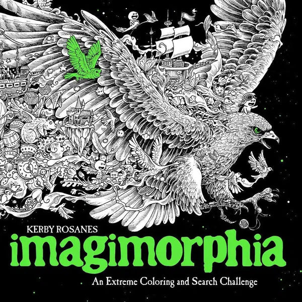 Imagimorphia-Adult colouring and activity books-買書書 BuyBookBook