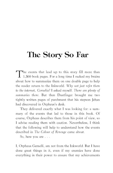 Inkheart 4: The Colour of Revenge HB