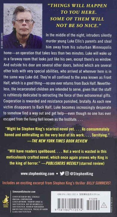 Institute, The (Stephen King)-Fiction: 劇情故事 General-買書書 BuyBookBook