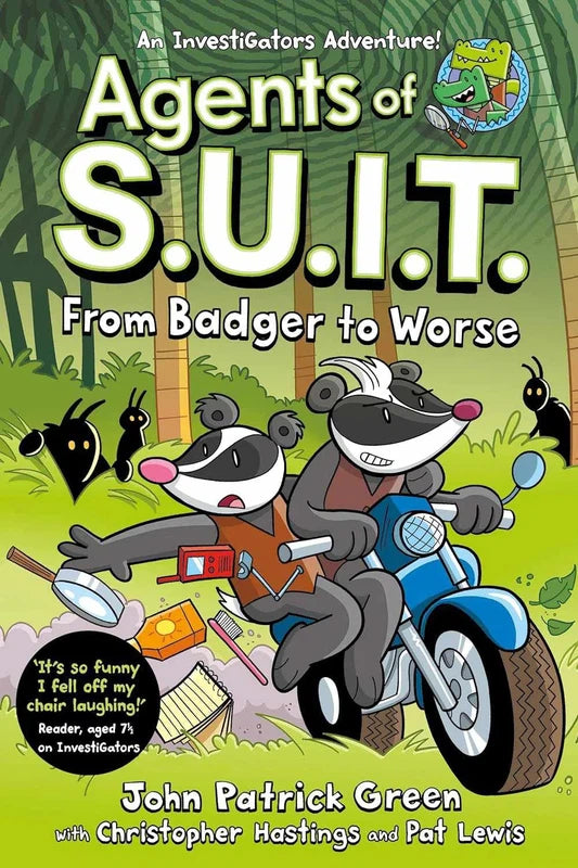 InvestiGators: Agents of S.U.I.T. #02: From Badger to Worse (正版)(John Patrick Green)-Fiction: 幽默搞笑 Humorous-買書書 BuyBookBook