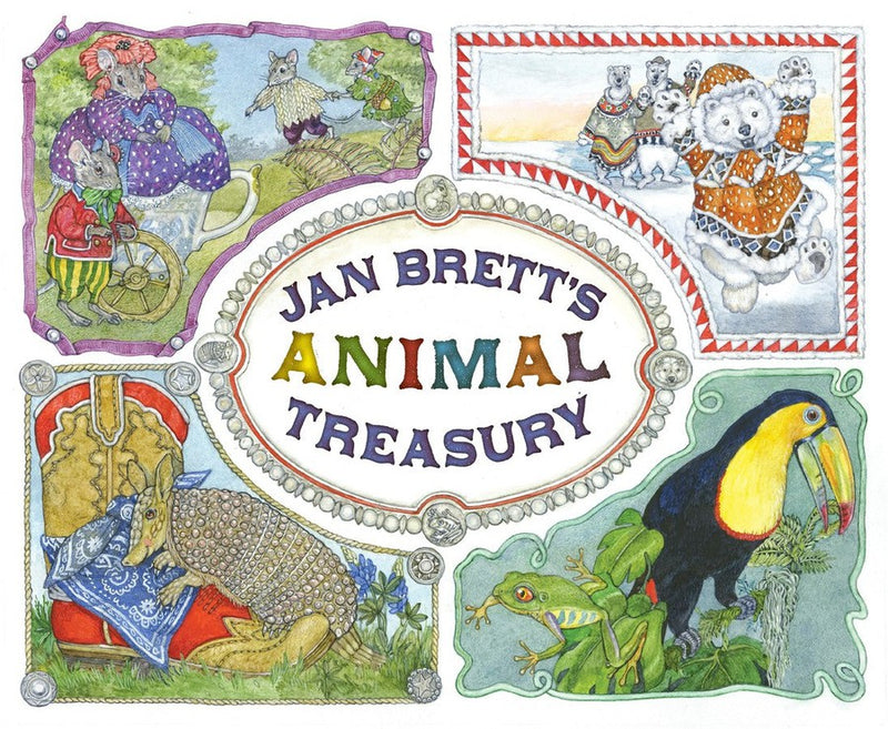 Jan Brett's Animal Treasury-Children’s / Teenage fiction: Nature and animal stories-買書書 BuyBookBook