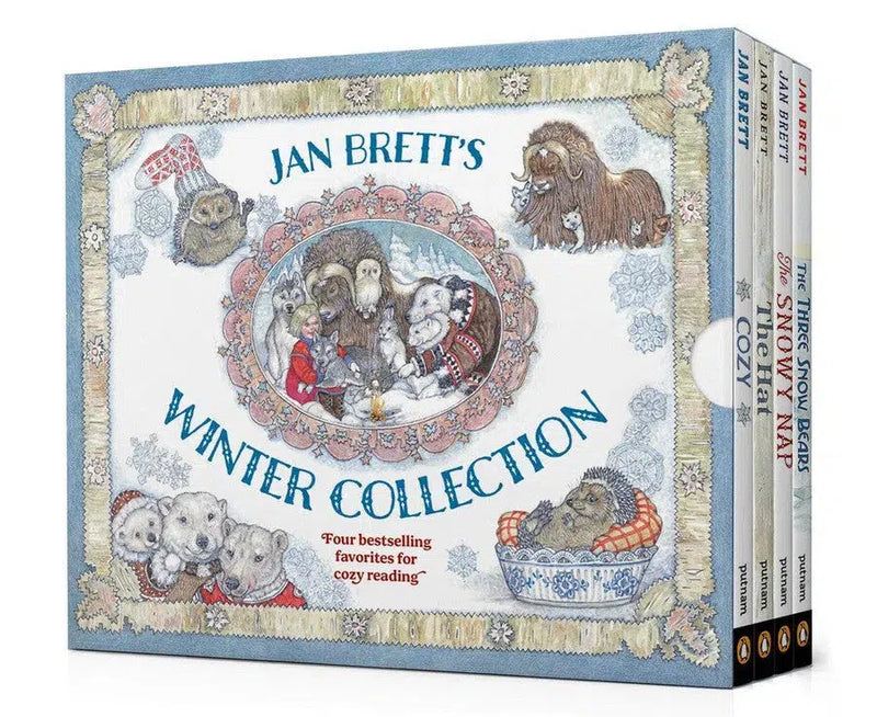 Jan Brett's Winter Collection Box Set-Children’s / Teenage fiction: General and modern fiction-買書書 BuyBookBook