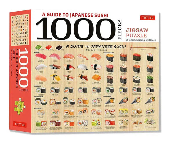 Japanese Sushi Jigsaw Puzzle: 1,000 Pieces: Finished Size 29 in X 20 inch (73.7 x 50.8 cm)-Hobbies/ quizzes/ games-買書書 BuyBookBook