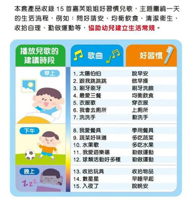 嘉芙姐姐好習慣兒歌小手機-Children’s / Teenage general interest: Hobbies/ quizzes/ toys and games-買書書 BuyBookBook