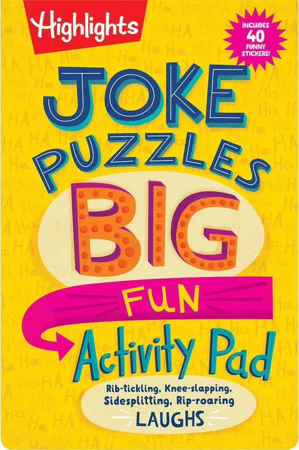 Joke Puzzles Big Fun Activity Pad-Children’s / Teenage general interest: Hobbies/ quizzes/ toys and games-買書書 BuyBookBook