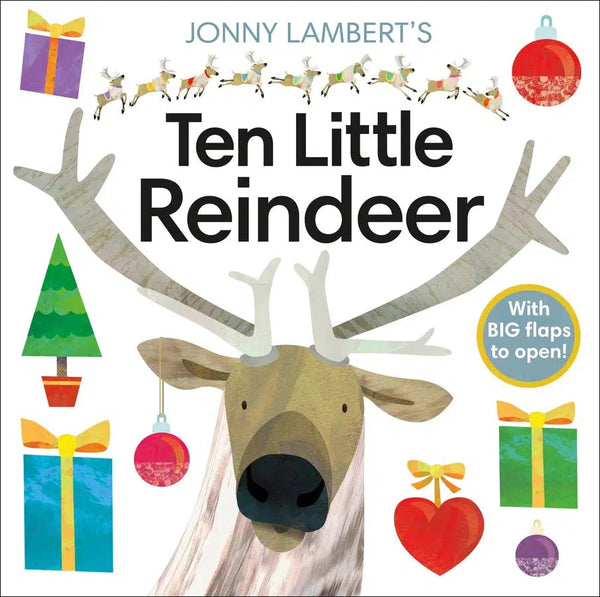 Jonny Lambert's Ten Little Reindeer-Children’s interactive and activity books and kits-買書書 BuyBookBook