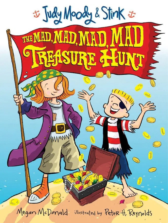 Judy Moody and Stink: The Mad, Mad, Mad, Mad Treasure Hunt-Children’s / Teenage fiction: Action and adventure stories-買書書 BuyBookBook