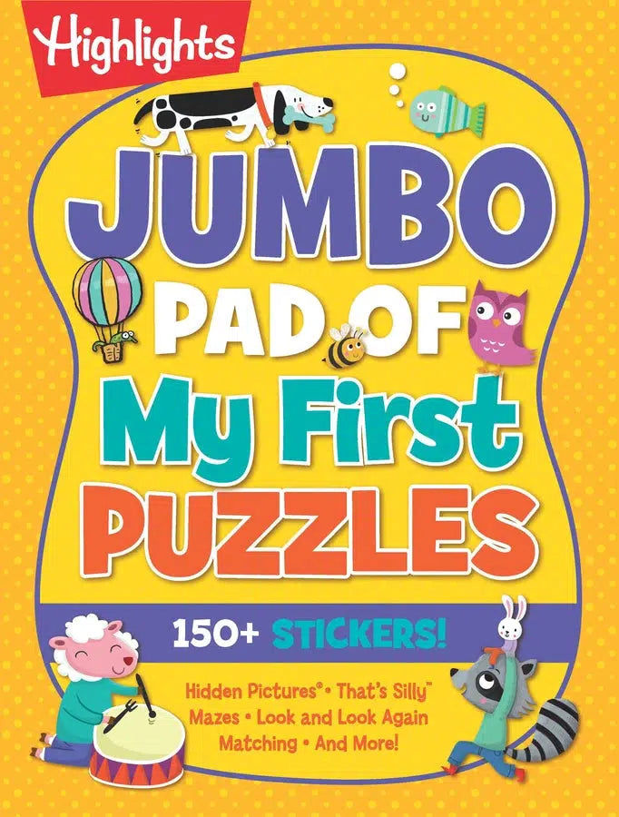 Jumbo Pad of My First Puzzles-Children’s / Teenage general interest: Hobbies/ quizzes/ toys and games-買書書 BuyBookBook