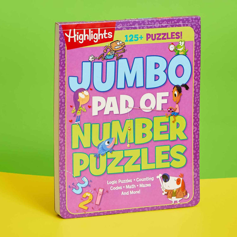 Jumbo Pad of Number Puzzles (Highlights)-Activity: 益智解謎 Puzzle & Quiz-買書書 BuyBookBook