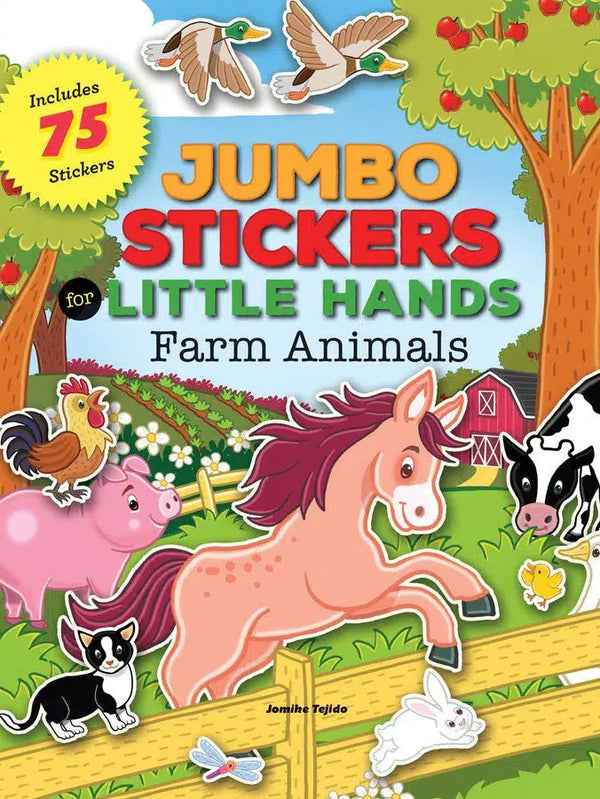 Jumbo Stickers for Little Hands: Farm Animals-Children’s interactive and activity books and kits-買書書 BuyBookBook