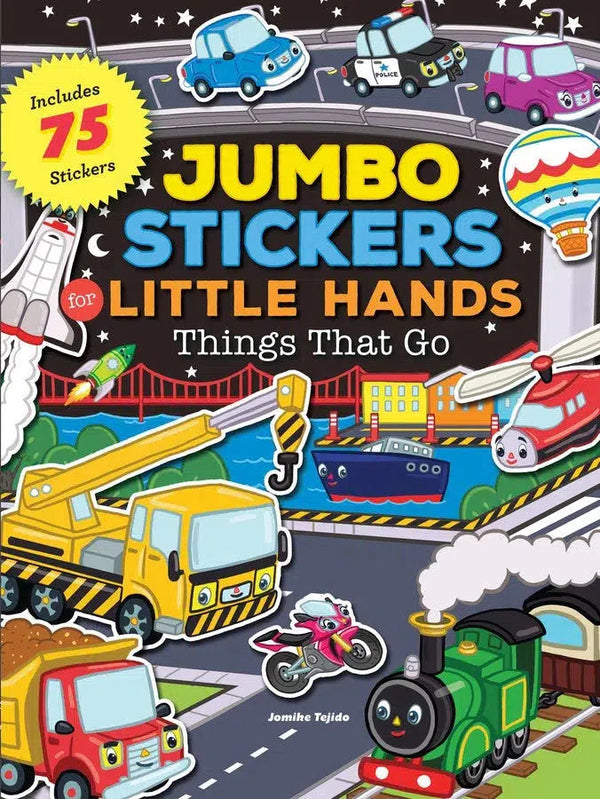 Jumbo Stickers for Little Hands: Things That Go-Children’s interactive and activity books and kits-買書書 BuyBookBook