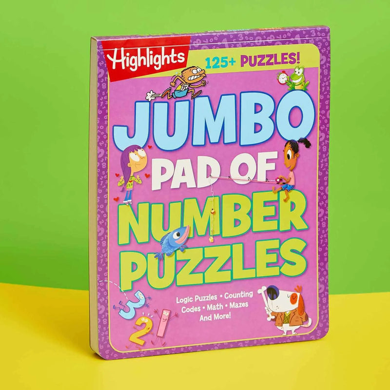 Jumbo Pad of Number Puzzles (Highlights)-Activity: 益智解謎 Puzzle & Quiz-買書書 BuyBookBook