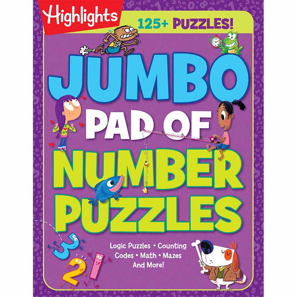 Jumbo Pad of Number Puzzles (Highlights)-Activity: 益智解謎 Puzzle & Quiz-買書書 BuyBookBook