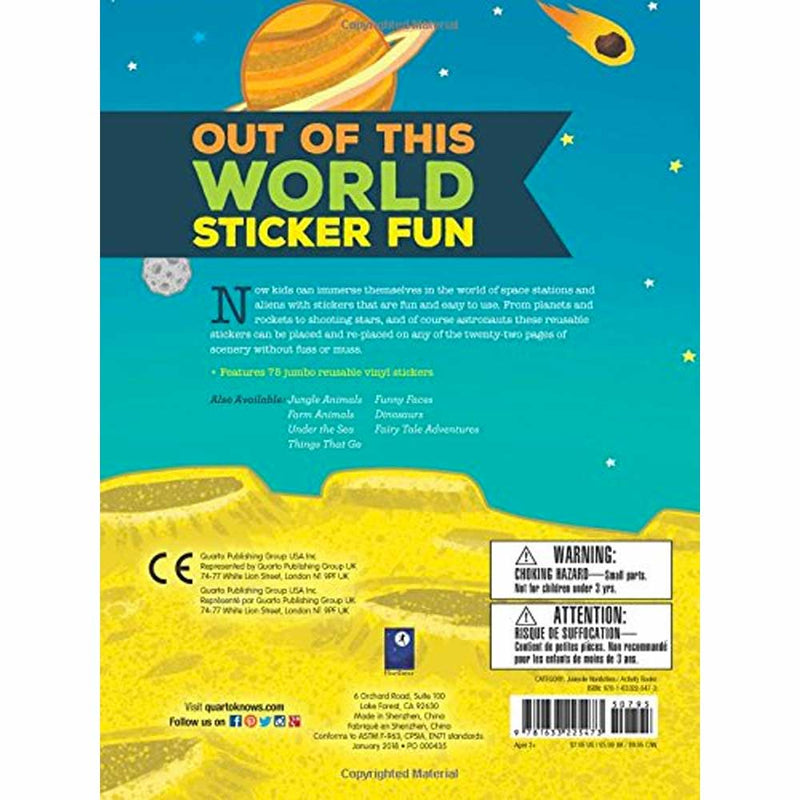 Jumbo Stickers for Little Hands: Outer Space: Includes 75 Stickers-Activity: 繪畫貼紙 Drawing & Sticker-買書書 BuyBookBook
