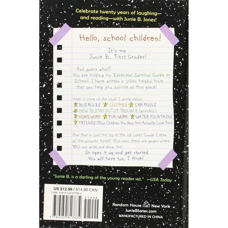 Junie B. Jones's Essential Survival Guide to School (Hardback) PRHUS