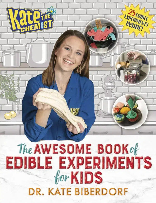 Kate the Chemist: The Awesome Book of Edible Experiments for Kids-Children’s / Teenage general interest: Practical interests-買書書 BuyBookBook