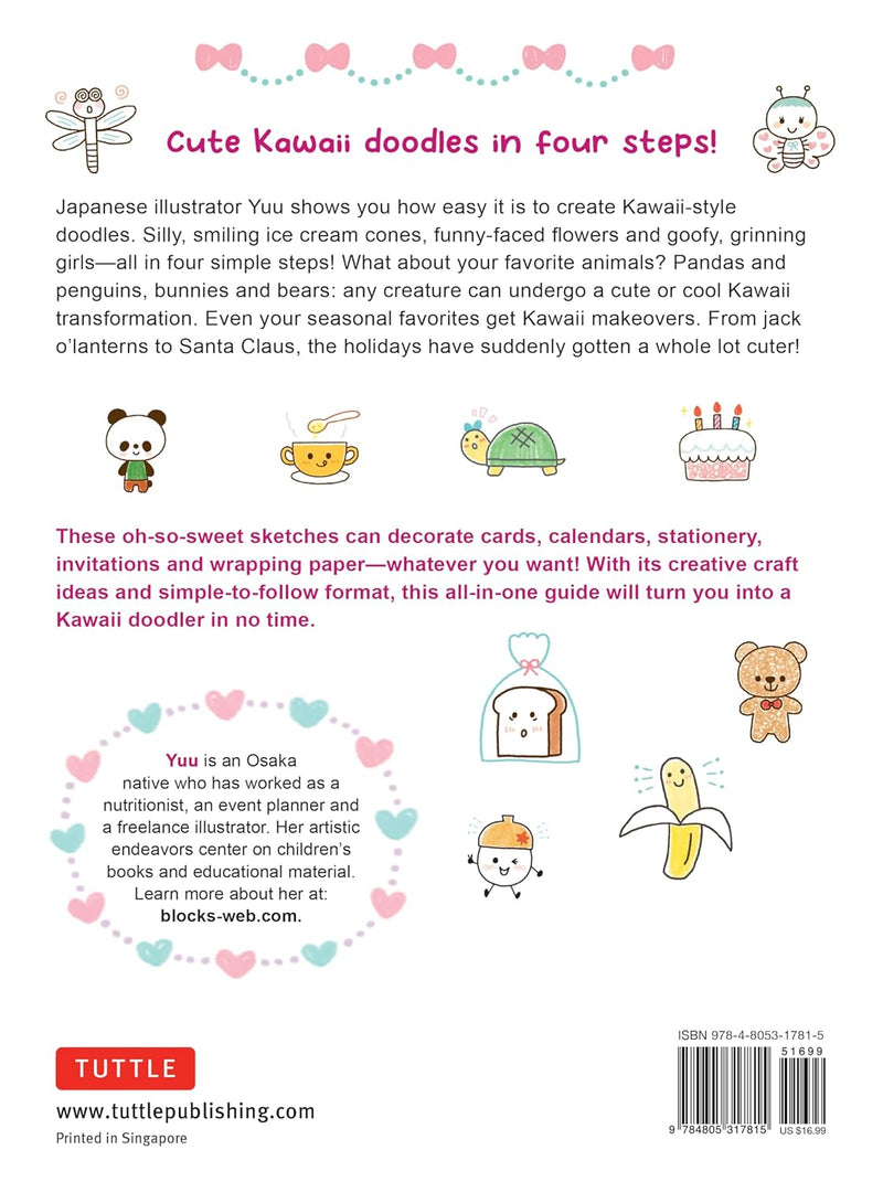 Kawaii Doodles: Supercute Drawings in Four Easy Steps (Yuu)-Children’s / Teenage general interest: Hobbies/ quizzes/ toys and games-買書書 BuyBookBook