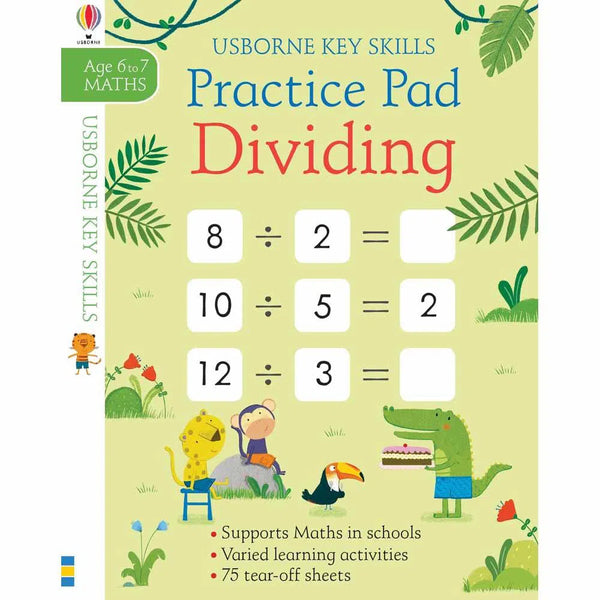 Dividing Practice Pad 6-7 Usborne