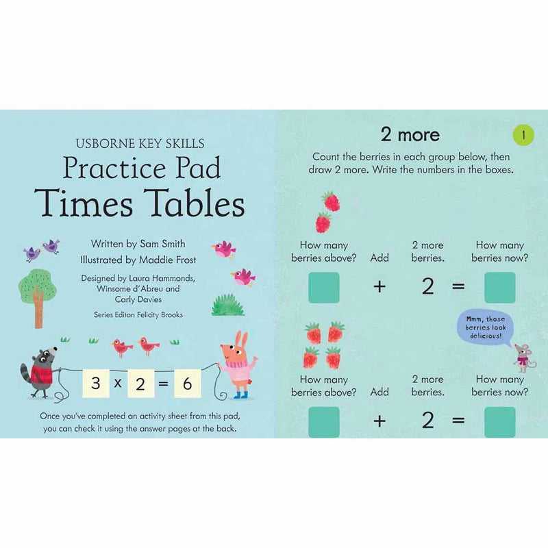 Times Tables Practice Pad 5-6 Usborne