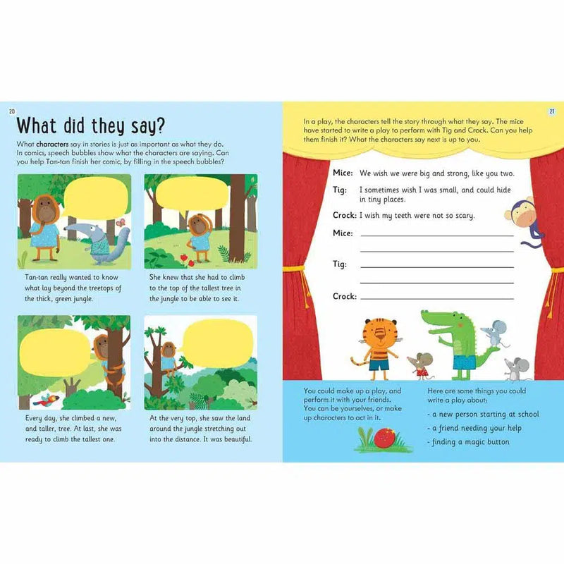 Wipe-Clean Creative Writing (Age 6-7) Usborne