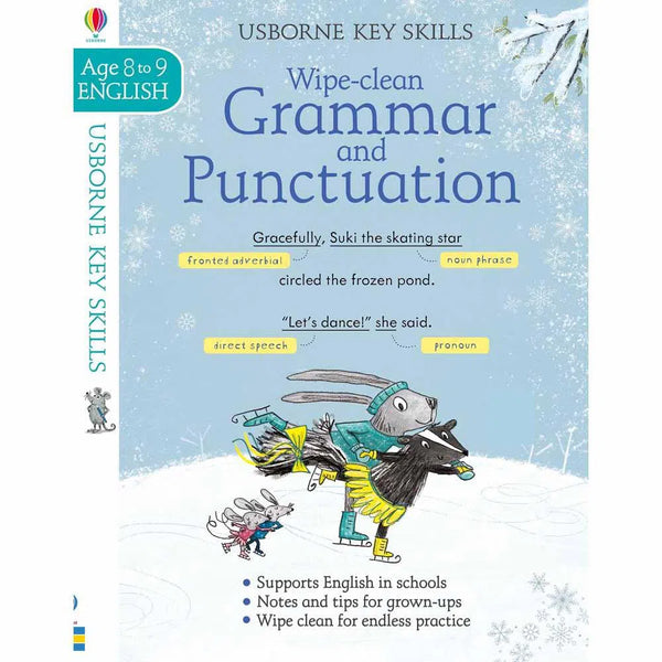 Wipe-Clean Grammar & Punctuation (Age 8-9) Usborne