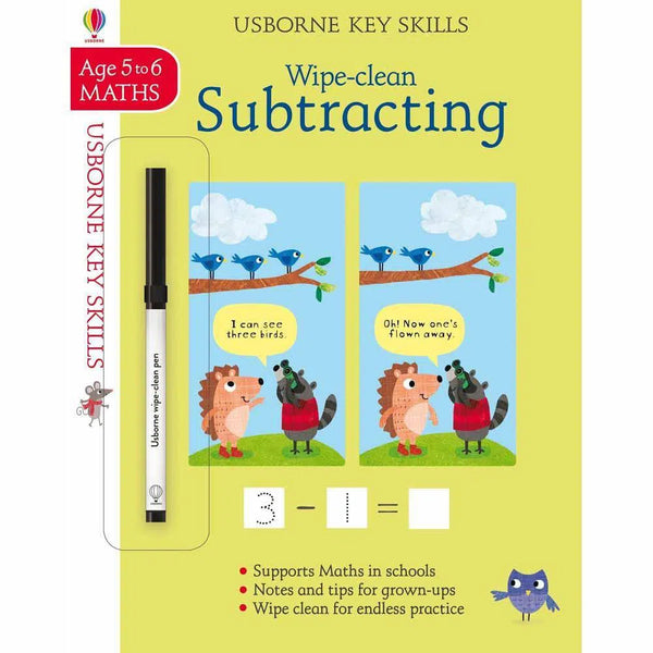 Wipe-clean Subtracting (Age 5-6) Usborne