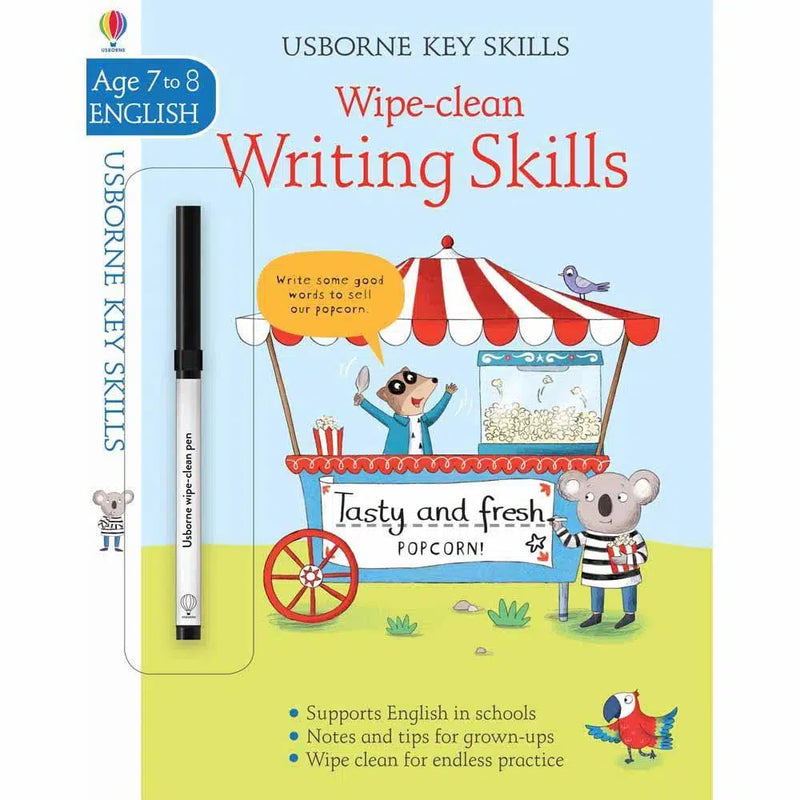 Wipe-clean Writing Skills (Age 7-8) Usborne