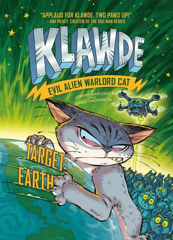 Klawde: Evil Alien Warlord Cat: Target: Earth #4-Children’s / Teenage fiction: Science fiction-買書書 BuyBookBook