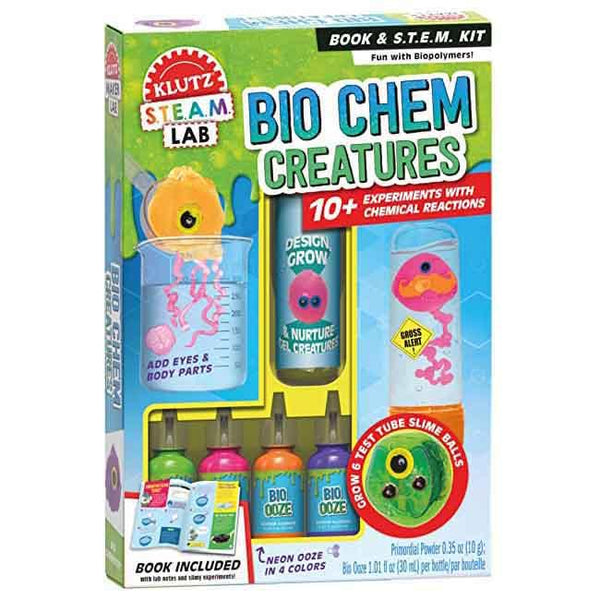 Klutz Bio Chem Creatures STEAM Lab Kit - 買書書 BuyBookBook