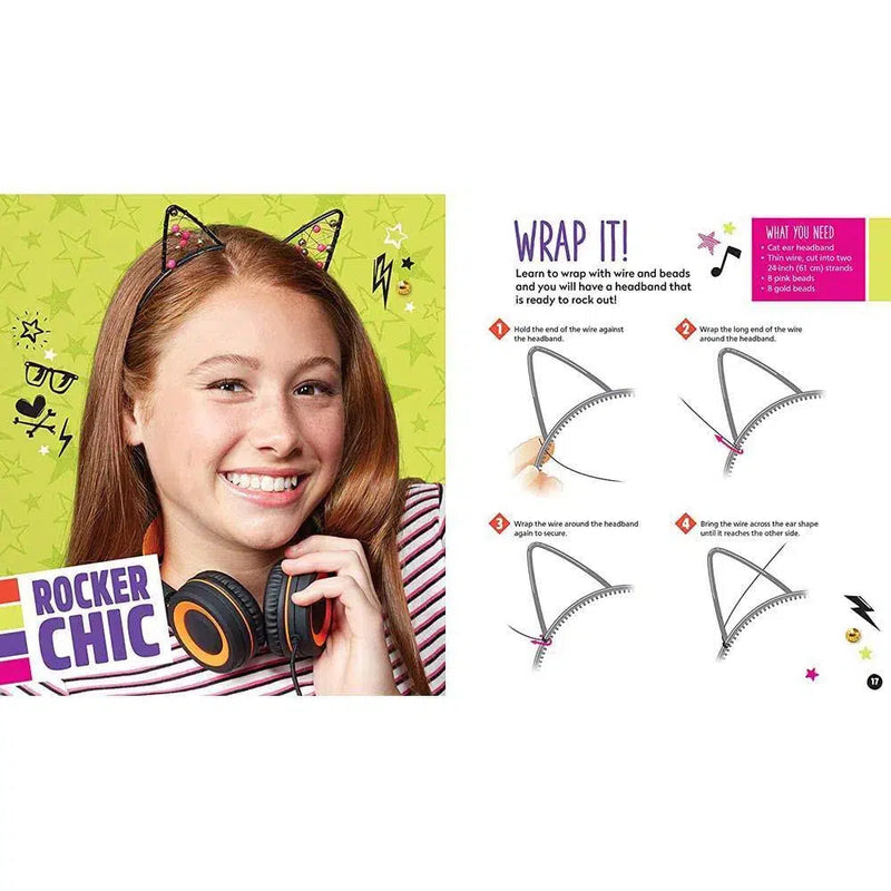 Klutz Make & Style Headbands Craft Kit Klutz