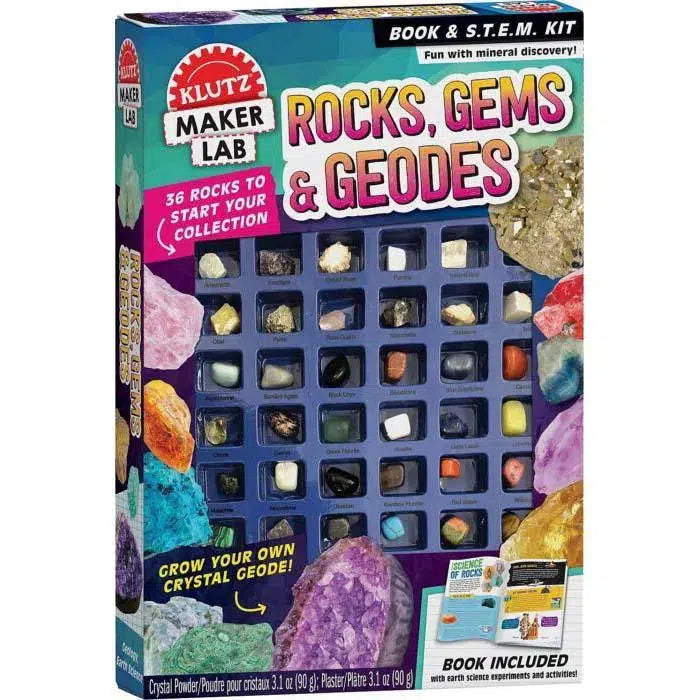 Klutz Maker Lab Rocks, Gems & Geodes Klutz