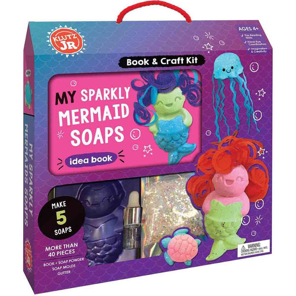 Klutz My Sparkly Mermaid Soap Jr. Craft Kit - 買書書 BuyBookBook