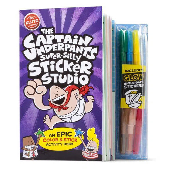 Klutz The Captain Underpants Super-Silly Sticker Studio (Dav Pilkey) Klutz