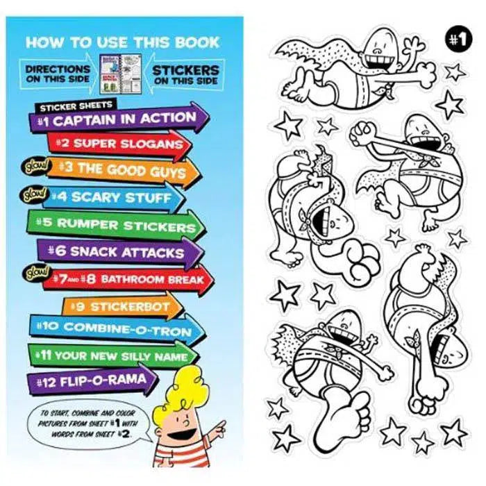 Klutz The Captain Underpants Super-Silly Sticker Studio (Dav Pilkey) Klutz