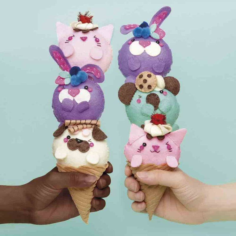 Klutz Sew Your Own Ice Cream Animals - 買書書 BuyBookBook