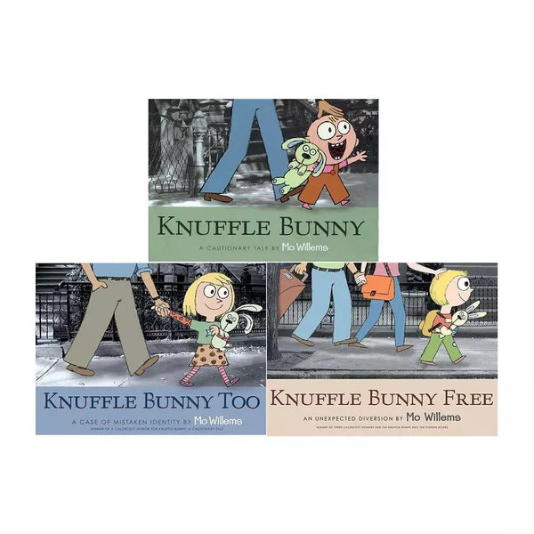 Knuffle Bunny 3 Books Set-Fiction: 橋樑章節 Early Readers-買書書 BuyBookBook